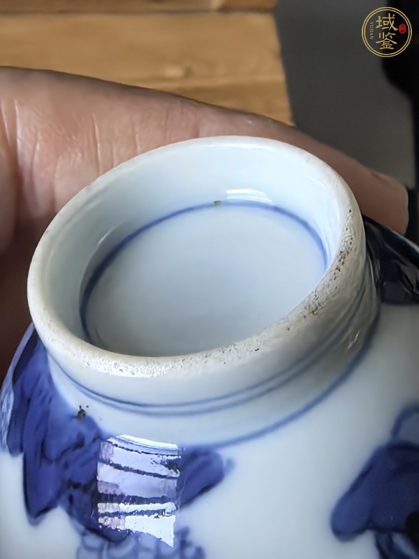 古玩陶瓷青花嬰戲紋杯真品鑒賞圖