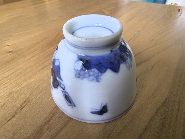 古玩青花嬰戲紋杯真品鑒賞圖