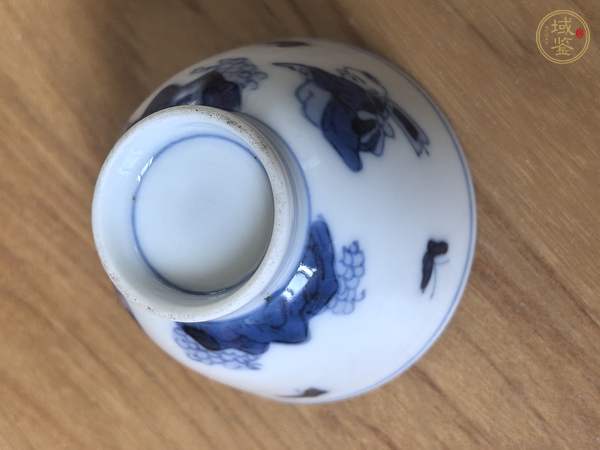 古玩陶瓷青花嬰戲紋杯真品鑒賞圖