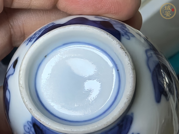 古玩陶瓷青花嬰戲紋杯真品鑒賞圖