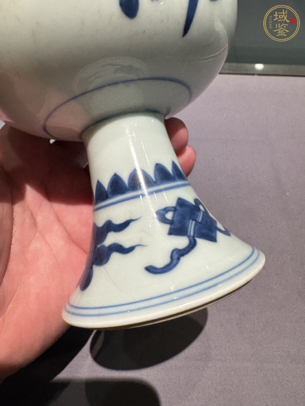 古玩陶瓷青花豆真品鑒賞圖
