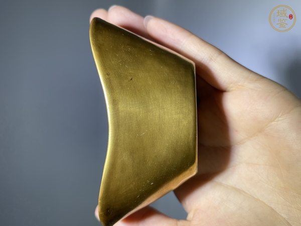 古玩陶瓷金地元寶碗真品鑒賞圖