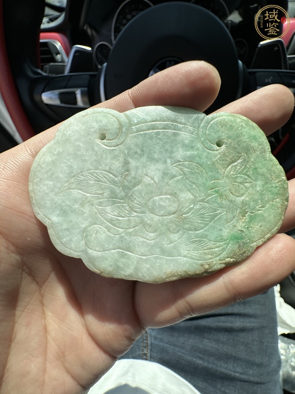古玩玉器翡翠如意鎖真品鑒賞圖