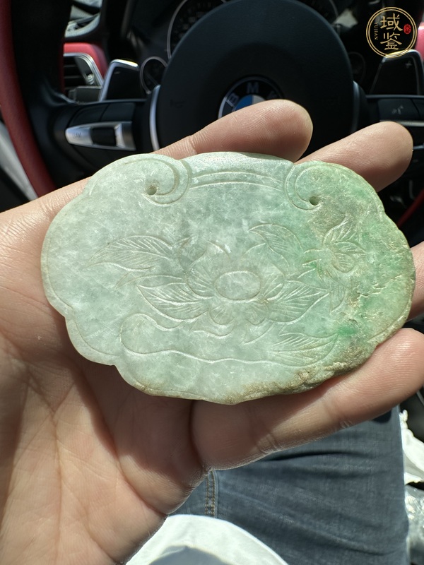古玩玉器翡翠如意鎖真品鑒賞圖