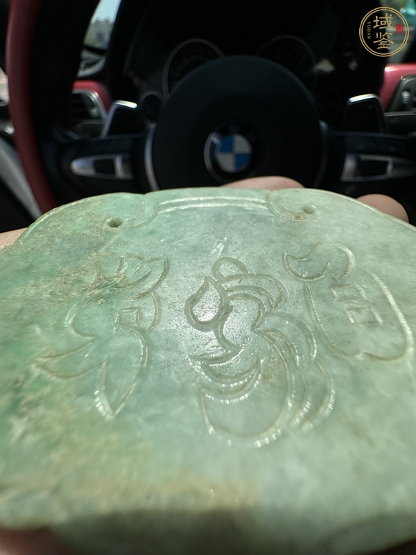 古玩玉器翡翠如意鎖真品鑒賞圖