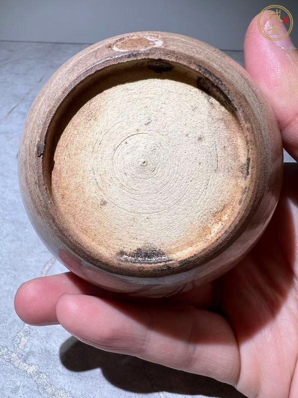 古玩陶瓷日本明治京燒哥釉瓶真品鑒賞圖