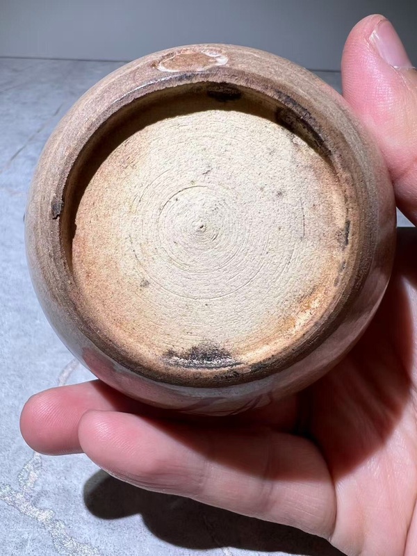 古玩陶瓷哥釉花卉天球瓶拍賣，當(dāng)前價格264元