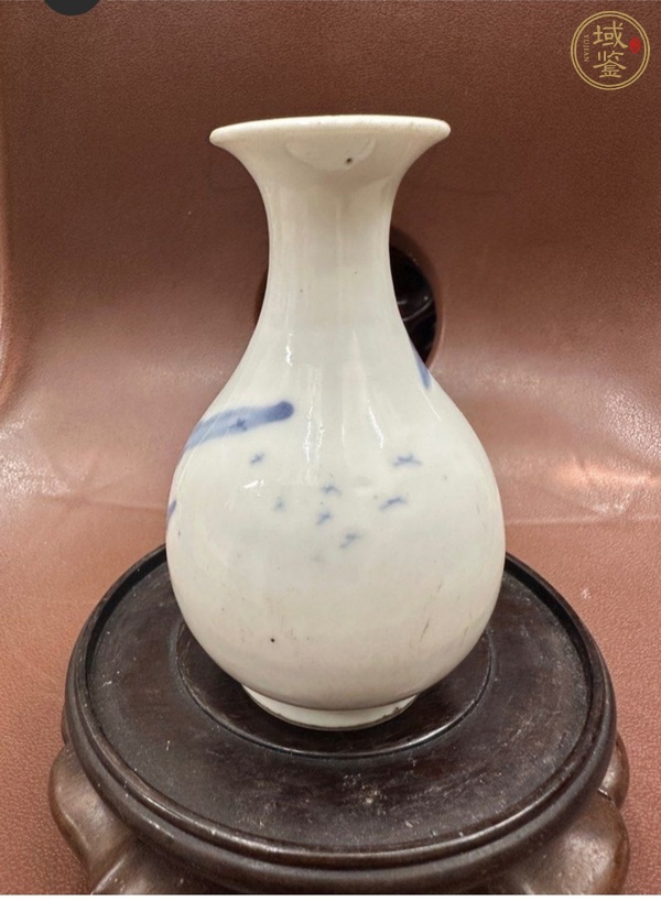 古玩陶瓷青花人物故事紋玉壺春瓶真品鑒賞圖