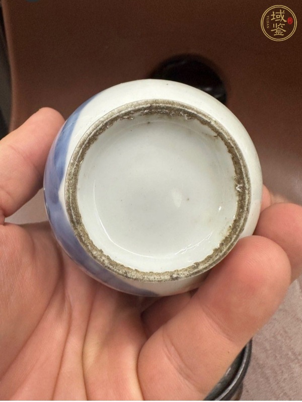 古玩陶瓷青花人物故事紋玉壺春瓶真品鑒賞圖