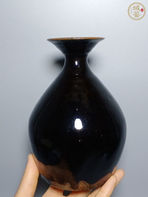 古玩陶瓷盤口瓶真品鑒賞圖