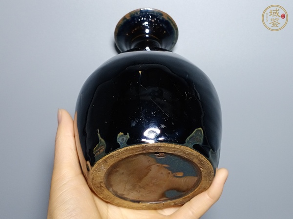 古玩陶瓷盤口瓶真品鑒賞圖