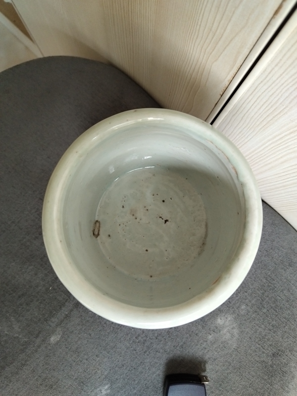 古玩陶瓷豆青釉幾何紋香爐拍賣，當(dāng)前價(jià)格1999元
