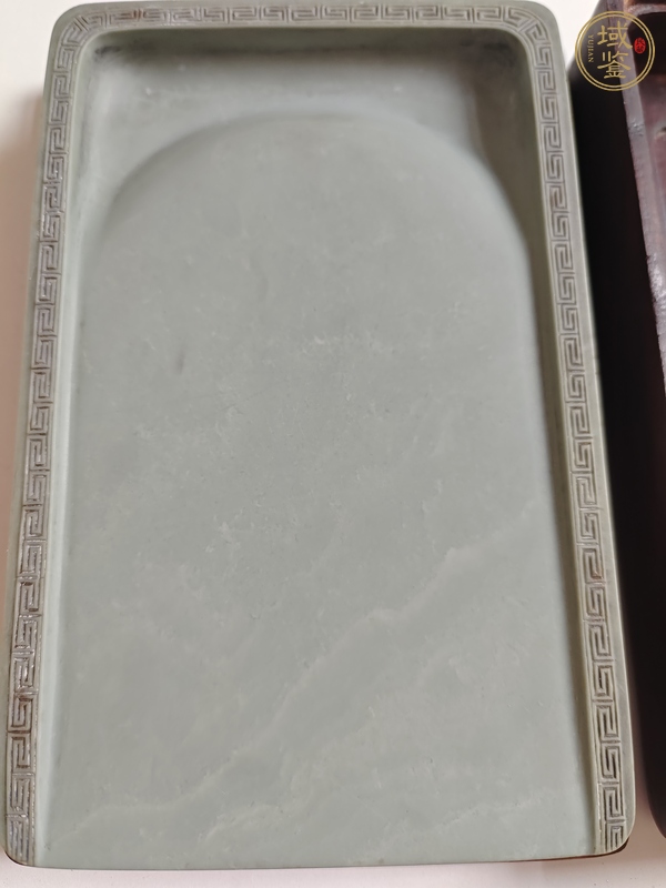 古玩松花江石硯真品鑒賞圖