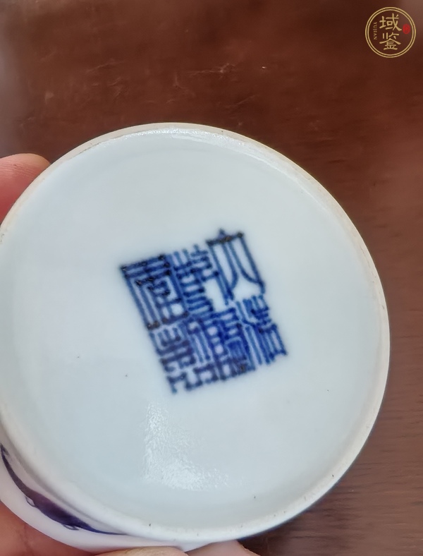 古玩陶瓷青花杯真品鑒賞圖