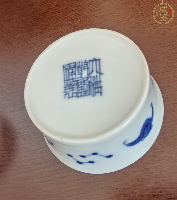 古玩陶瓷青花杯真品鑒賞圖