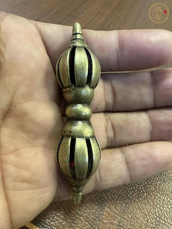 古玩銅器金剛杵真品鑒賞圖