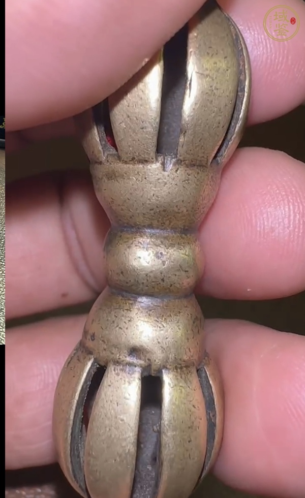 古玩銅器金剛杵真品鑒賞圖