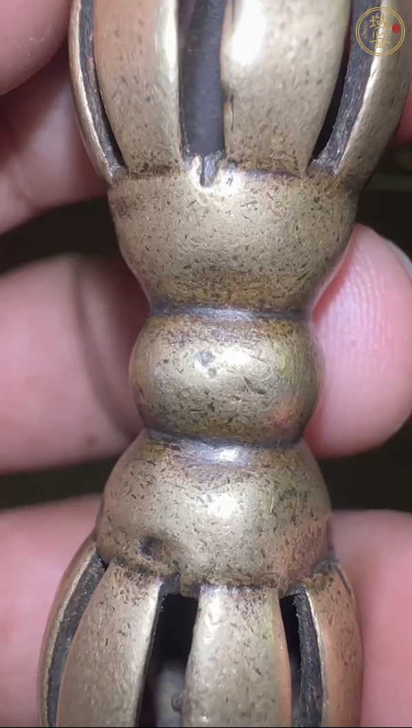 古玩銅器金剛杵真品鑒賞圖