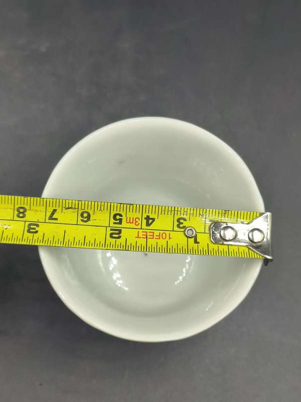 古玩陶瓷民國時期料彩山水人物杯拍賣，當前價格1500元