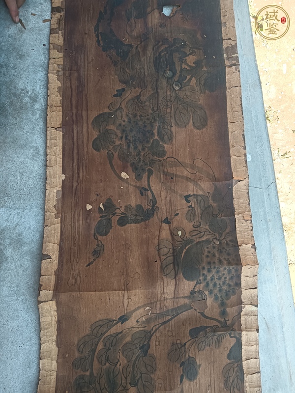 古玩字畫花卉四屏真品鑒賞圖