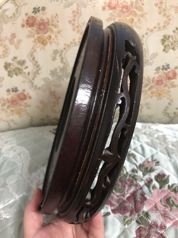 古玩雜項150件超大鏤空雕花木座底座拍賣，當前價格198元