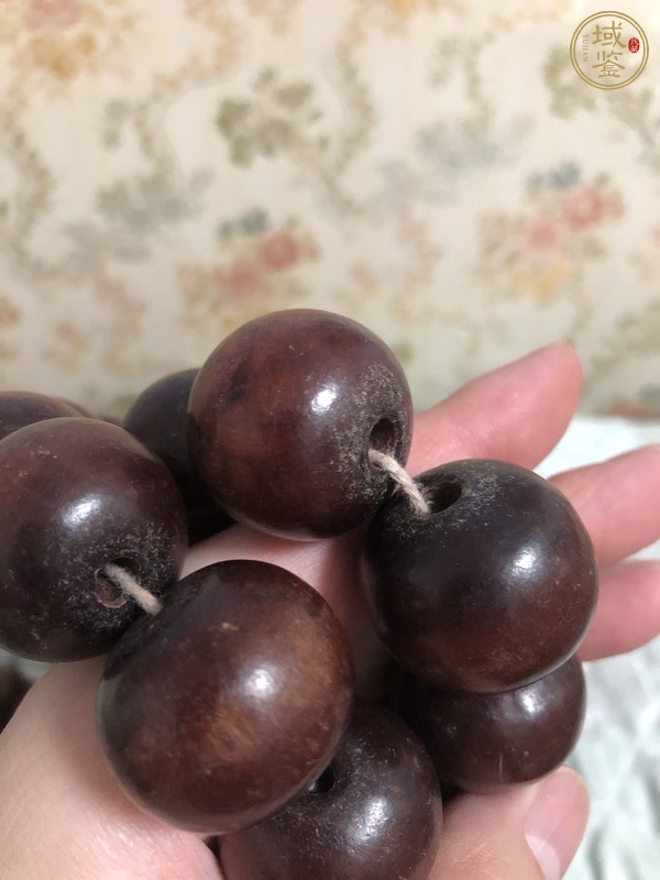 古玩雜項木珠串真品鑒賞圖