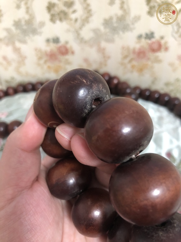 古玩雜項木珠串真品鑒賞圖