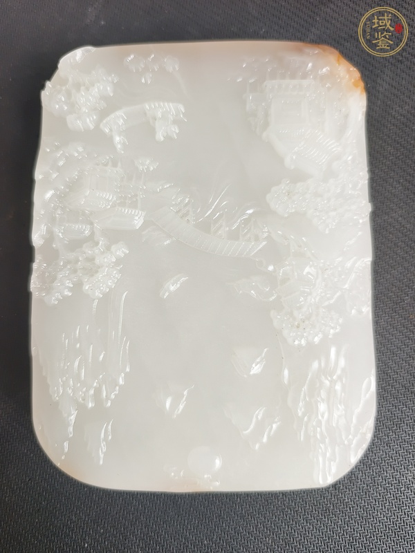 古玩玉器和田玉雕“山水牌”真品鑒賞圖