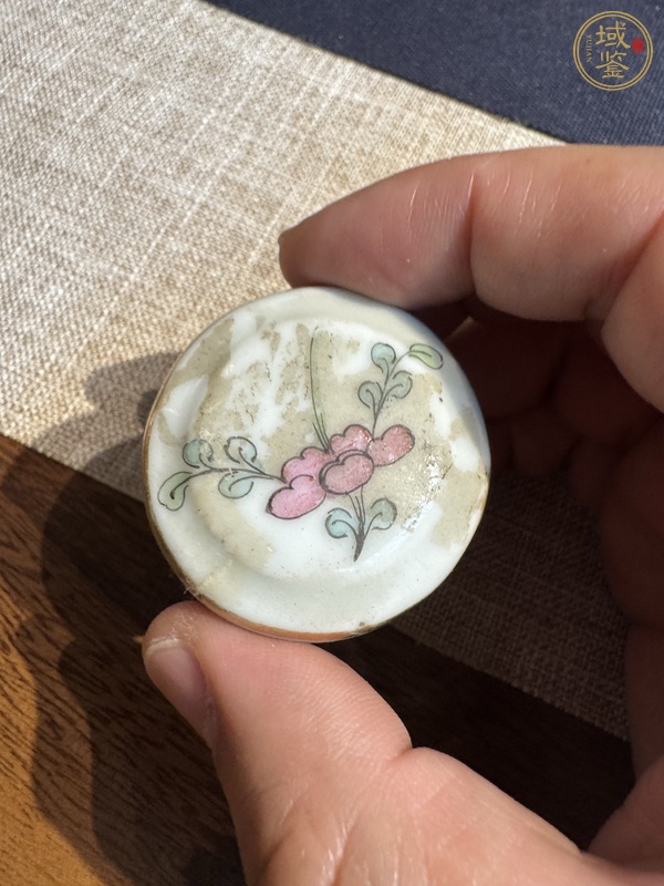 古玩陶瓷粉彩仕女人物茶葉罐真品鑒賞圖