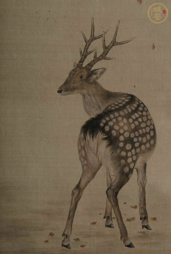 古玩字畫麇鹿真品鑒賞圖