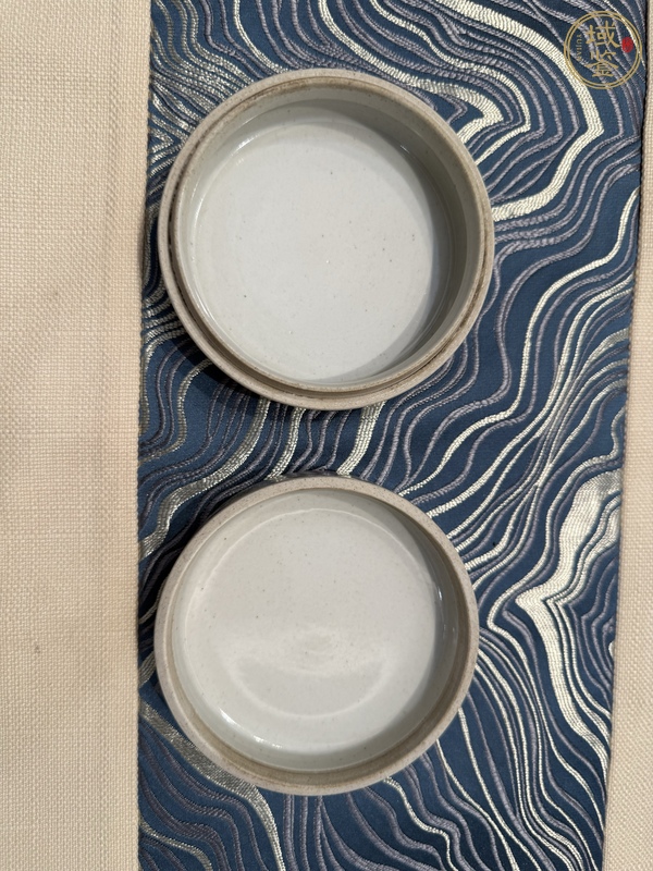 古玩陶瓷粉彩蓋盒真品鑒賞圖
