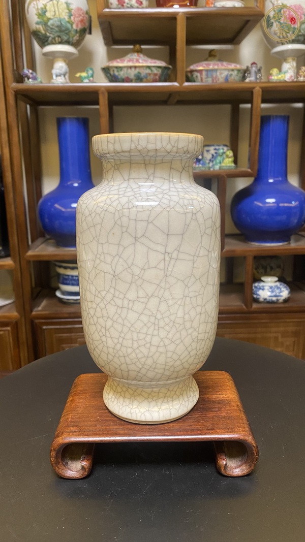 古玩哥釉瓶真品鑒賞圖