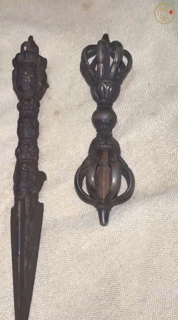古玩銅器法器一組真品鑒賞圖
