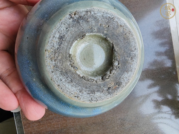 古玩陶瓷鈞釉香爐真品鑒賞圖