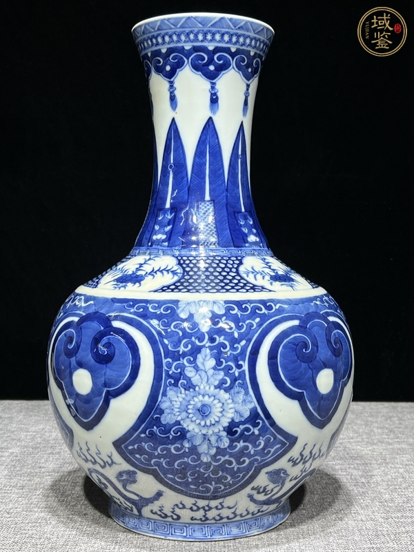 古玩陶瓷青花瓶真品鑒賞圖