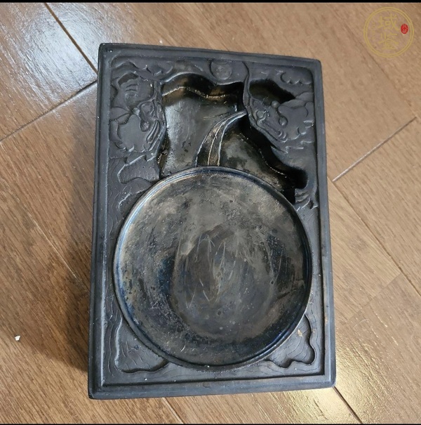 古玩澄泥硯真品鑒賞圖