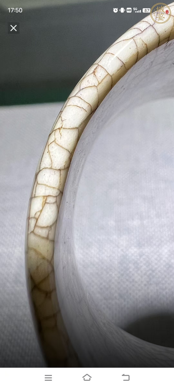 古玩陶瓷清中哥窯真品鑒賞圖