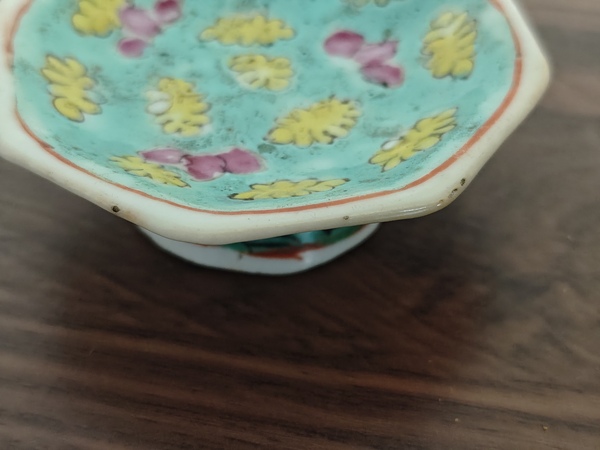 古玩陶瓷清.粉彩貢盤拍賣,當前價格490元