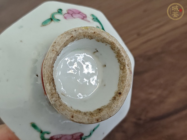 古玩陶瓷粉彩貢盤真品鑒賞圖