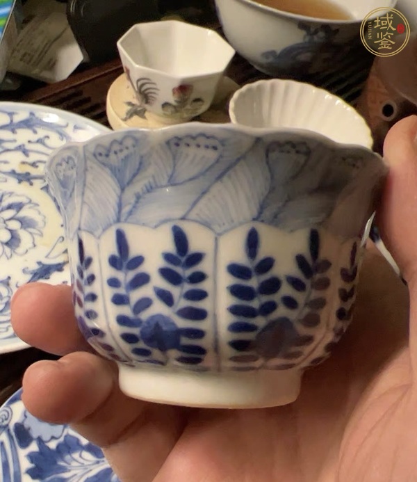 古玩陶瓷青花杯真品鑒賞圖