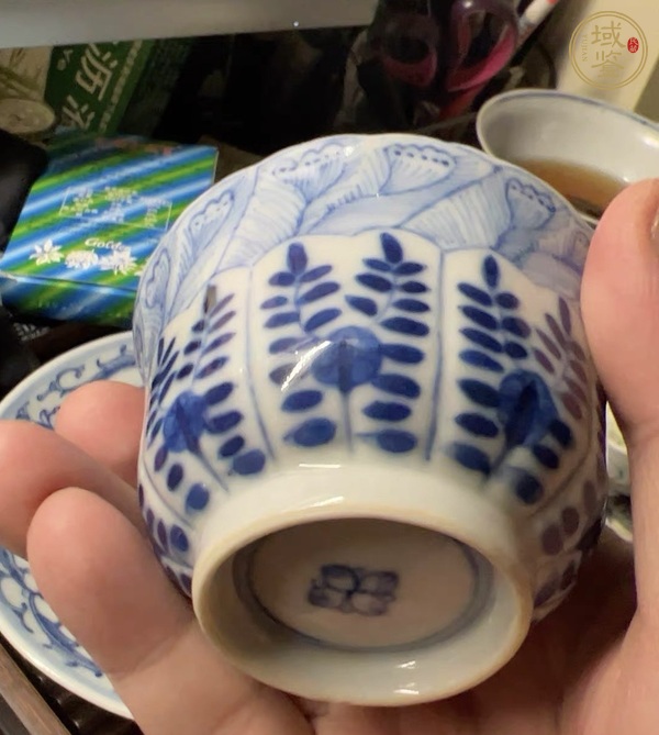 古玩陶瓷青花杯真品鑒賞圖