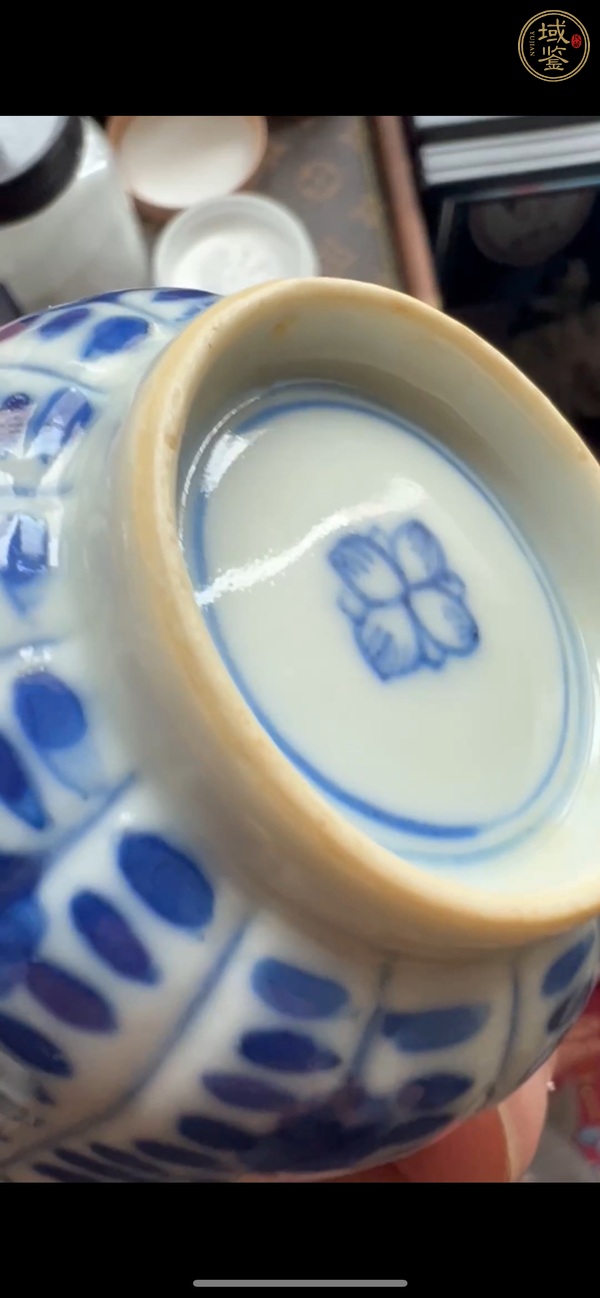 古玩陶瓷青花杯真品鑒賞圖