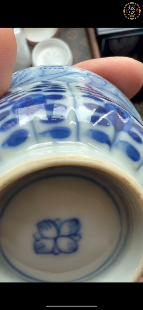 古玩陶瓷青花杯真品鑒賞圖