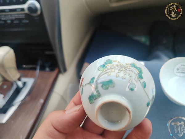 古玩陶瓷粉彩蓋碗真品鑒賞圖