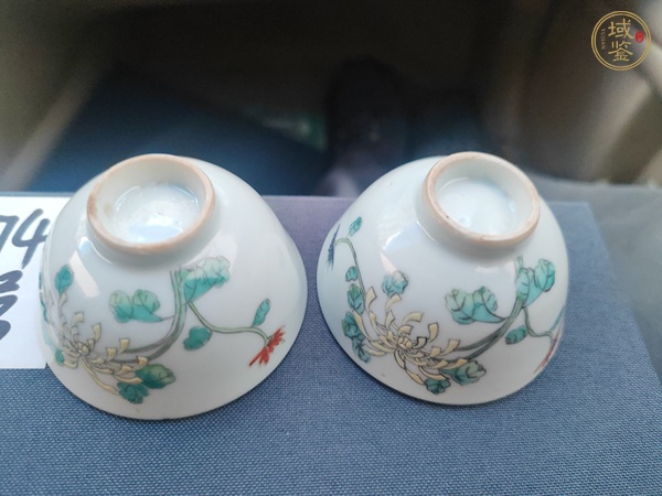 古玩陶瓷粉彩蓋碗真品鑒賞圖