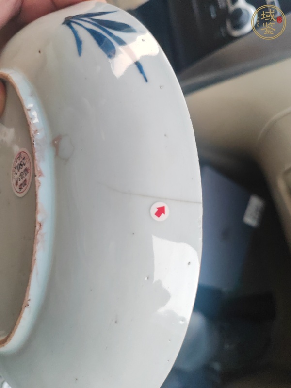 古玩陶瓷康熙 青花纏枝蓮紋盤真品鑒賞圖