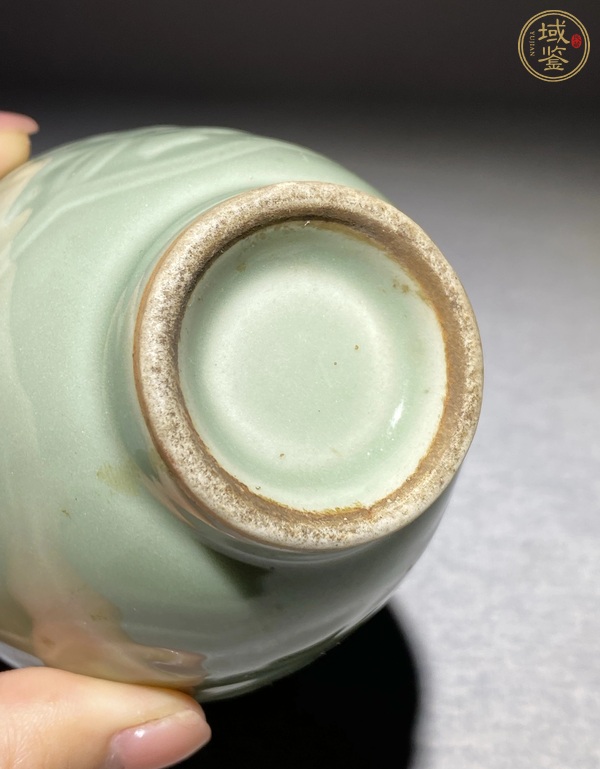 古玩陶瓷青釉雙耳瓶真品鑒賞圖