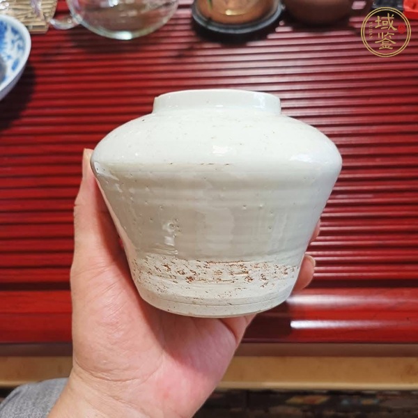 古玩陶瓷青白釉罐真品鑒賞圖