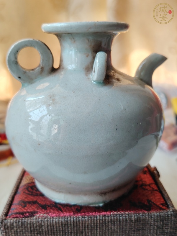 古玩陶瓷青白釉三系執壺真品鑒賞圖