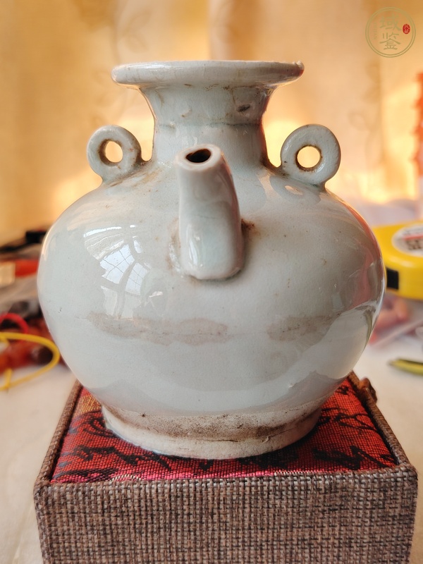 古玩陶瓷青白釉三系執壺真品鑒賞圖